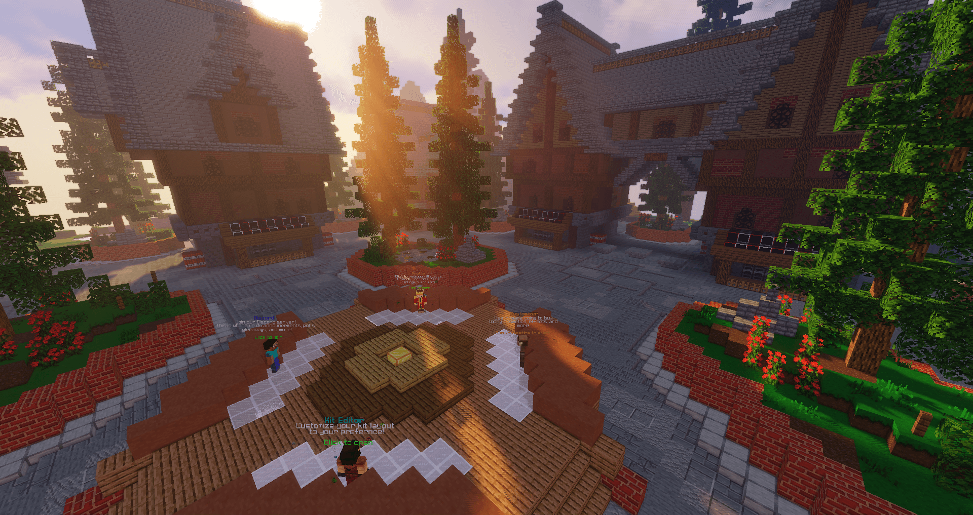 In-game view of the SolaraGG network hub